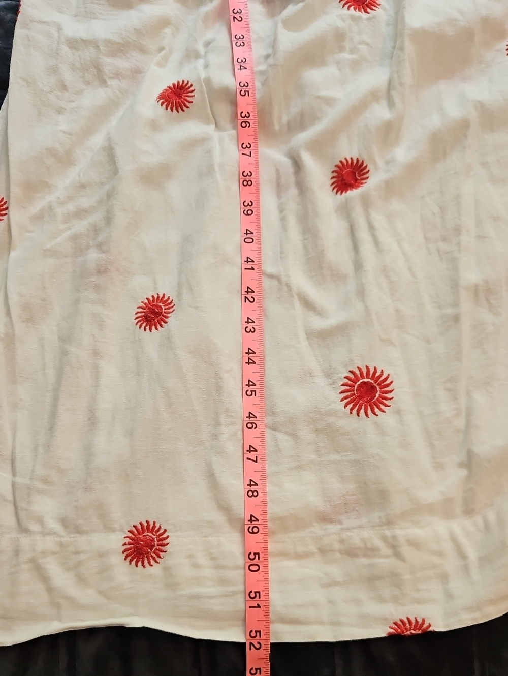 Free People White Emory Embroidered Midi Dress, L, Cotton, Coastal, Euro Summer - Picture 12 of 14